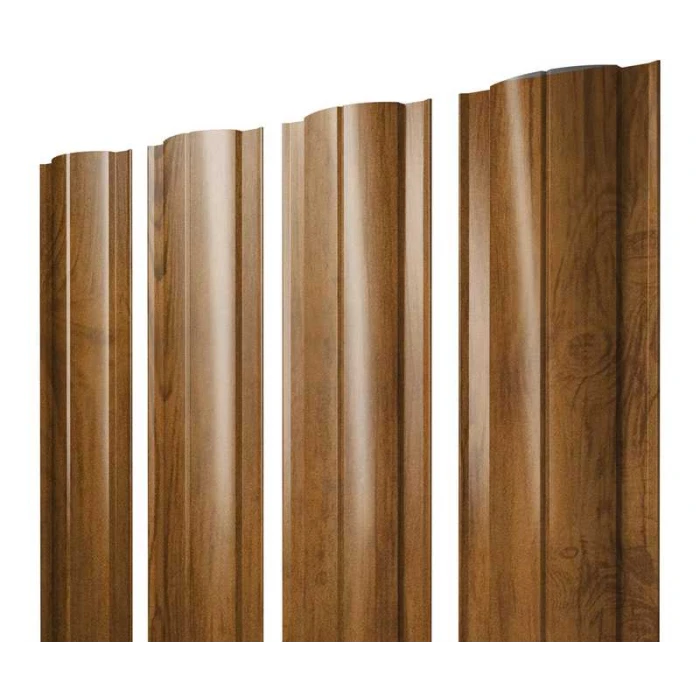 Штакетник Круглый Grand Line 0,45 Print Premium Golden Wood Golden Wood