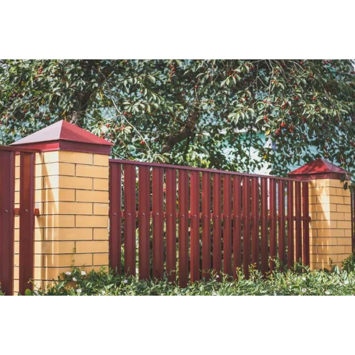 Штакетник М-образный В Grand Line 0,45 Print Elite Cherry Wood Cherry Wood